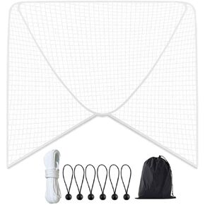Lacrosse Net Replacement 6 X 6 X 7FT - Heavy Duty Lacrosse Goal Net Replacement 4mm with Lacing Rope Lacrosse Replacement Netting Lacrosse Netting (NET ONLY) in Kuwait