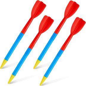 4 Pcs 300 Gram Training Javelin Track and Field Javelins Soft Plastic Javelin for Kids Adults School Competition Throwing Practice Indoors or Outdoors Equipment