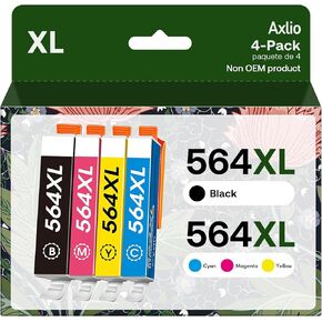Axlio PG-240XL/CL-241XL Compatible Ink Cartridges Replacement for Canon 240 241, 240XL 241XL Combo Pack Use to Canon MG3620 TS5120 MG3520 MG2120 MX452 MX512 MX532 Printer (2 Pack)