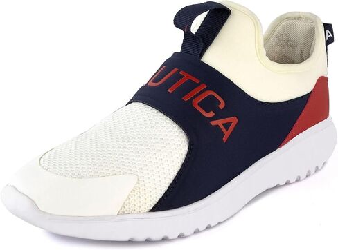 Nautica Women's Slip-On Sneakers - Comfortable Running Shoes, Stylish & Easy to Wear - Perfect for Everyday Wear in Saudi Arabia
