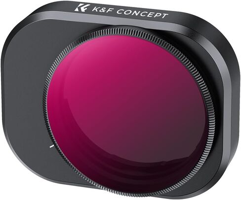 K&F Concept ND UV CPL Filters Kit Compatible with DJI Mini 4 Pro, 4 Pack(CPL+UV+ND8+ND16) Multi-Coated Optical Glass Filter Drone Camera Accessories in Saudi Arabia