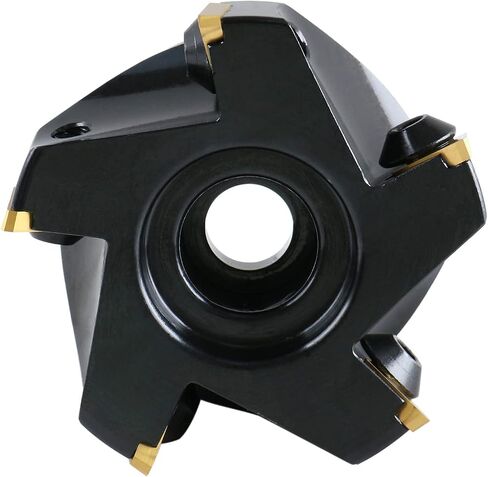 Accusize Industrial Tools 2 inch Indexable Face Milling Cutter 90 Degree, Positive Rake with Inserts, 2508-0012 in Saudi Arabia
