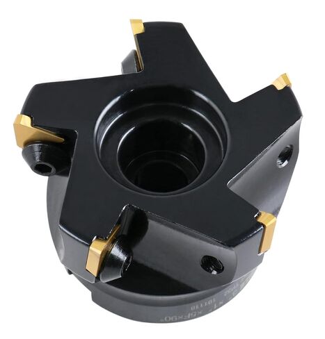 Accusize Industrial Tools 2 inch Indexable Face Milling Cutter 90 Degree, Positive Rake with Inserts, 2508-0012 in Saudi Arabia