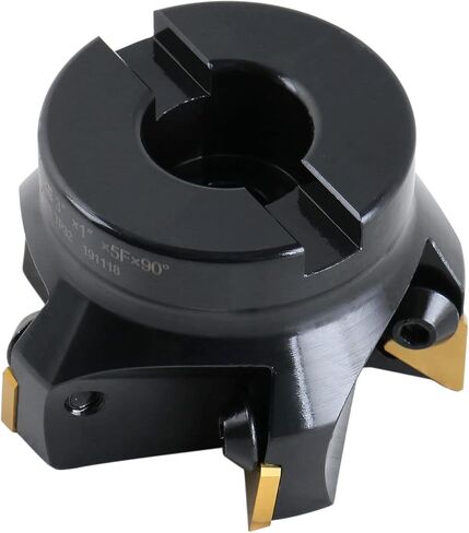 Accusize Industrial Tools 2 inch Indexable Face Milling Cutter 90 Degree, Positive Rake with Inserts, 2508-0012 in Saudi Arabia