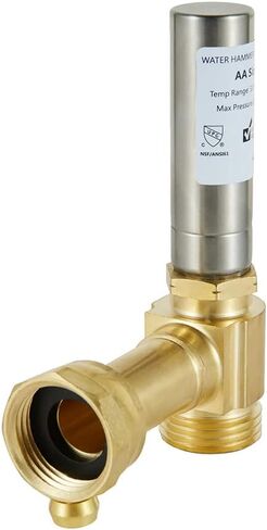 (Pack of 2) EFIELD S-241 Stainless Steel Water Hammer Arrestor For Washing Machine, 3/4 Inch Swivel FHT x 3/4 Inch MHT, in Saudi Arabia