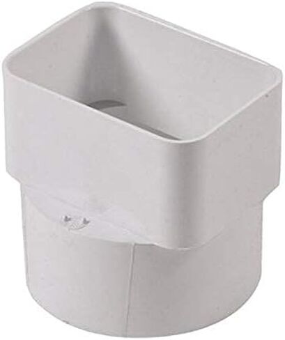 NDS 9P06 PVC محول ماسورة التصريف، يربط ماسورة التصريف 3X4 بوصة إلى أنابيب الصرف الصحي والصرف مقاس 4 بوصة، أبيض in Saudi Arabia