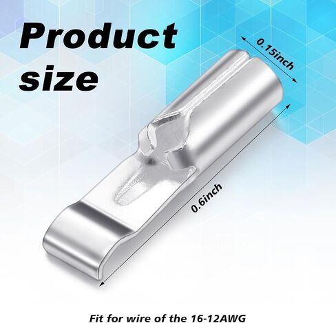 50 Pcs Wire Terminals Connectors 16-12 Ga Pp30 Power Connector Contact 30 Amp Power Connectors for Forklift/Golf Cart/Charger System/Lawn Mower Battery Connector Modular Power Connector in Saudi Arabia