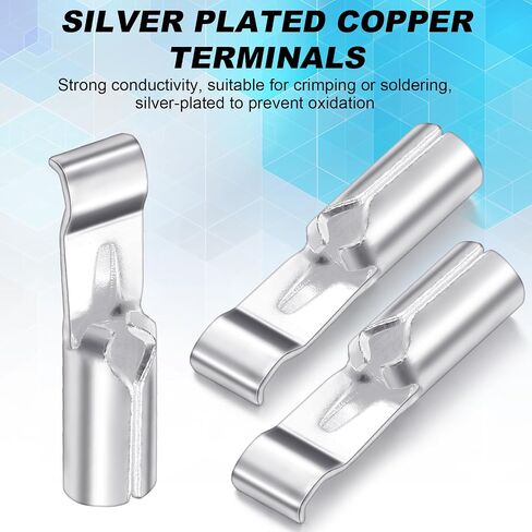 50 Pcs Wire Terminals Connectors 16-12 Ga Pp30 Power Connector Contact 30 Amp Power Connectors for Forklift/Golf Cart/Charger System/Lawn Mower Battery Connector Modular Power Connector in Saudi Arabia