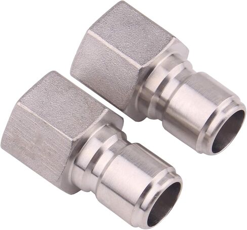 DERNORD Stainless Steel Female Quick Disconnect FPT 1/2" Homebrewing Connector Sanitary Fitting Pack of 2 in Kuwait