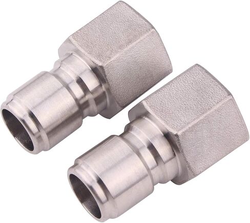 DERNORD Stainless Steel Female Quick Disconnect FPT 1/2" Homebrewing Connector Sanitary Fitting Pack of 2 in Kuwait