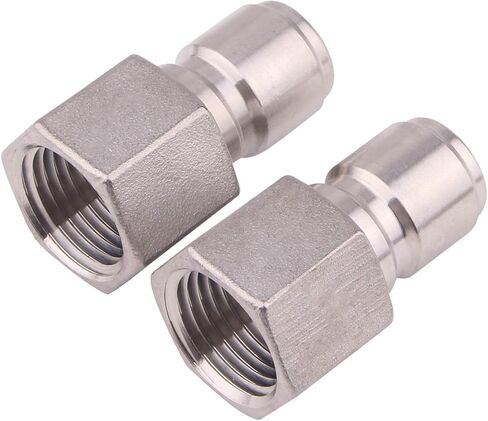 DERNORD Stainless Steel Female Quick Disconnect FPT 1/2" Homebrewing Connector Sanitary Fitting Pack of 2 in Kuwait