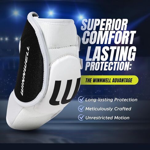 Winnwell Classic Hockey Elbow Pads- Protective Hockey Gear for Youth, Junior, Senior Players - Equipment for Roller, Street & Ice Hockey in Saudi Arabia