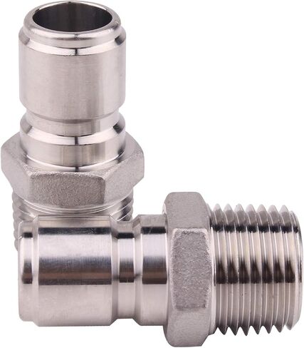DERNORD Stainless Steel Female Quick Disconnect FPT 1/2" Homebrewing Connector Sanitary Fitting Pack of 2 in Kuwait