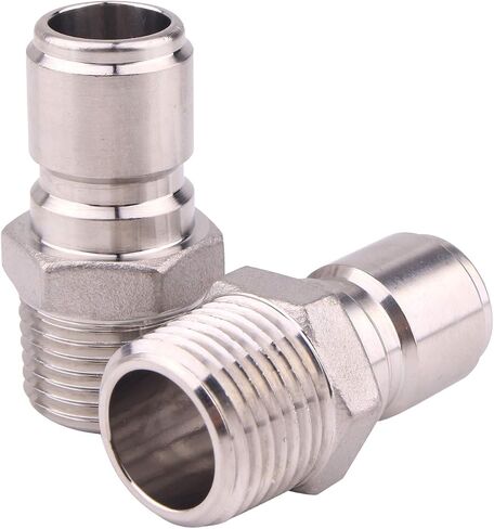 DERNORD Stainless Steel Female Quick Disconnect FPT 1/2" Homebrewing Connector Sanitary Fitting Pack of 2 in Kuwait