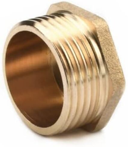 Brass Pipe Cap Lid 1/2" Male Brass Pipe Cap NPT 1/2 inch Male in Saudi Arabia