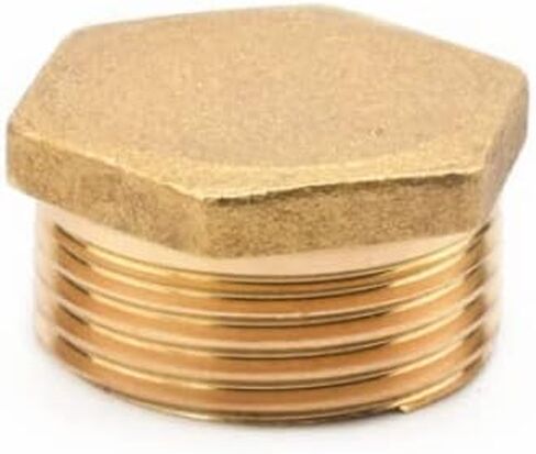 Brass Pipe Cap Lid 1/2" Male Brass Pipe Cap NPT 1/2 inch Male in Saudi Arabia