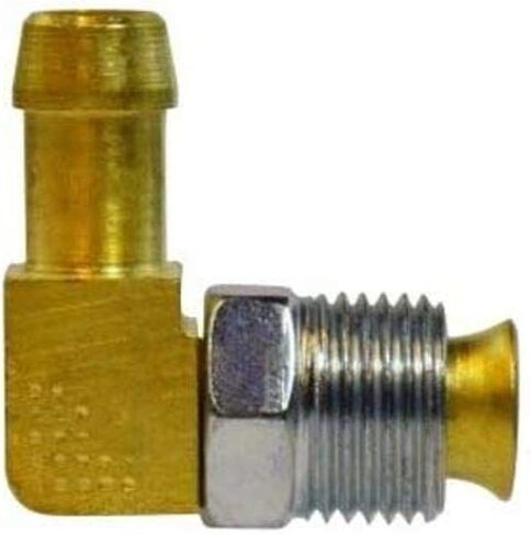 ميدلاند 38-874 دوار ذكر نحاسي مقلوب، كوع 90 درجة، معرف خرطوم 3/8 بوصة × 3/8 بوصة أنبوب OD in Kuwait