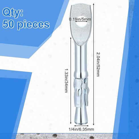 50 Pcs Eye Bolt Wedge Concrete Anchor 1/4 x 2 Inch Expansion Acoustical Ceiling Anchor Galvanized Carbon Steel Wedge Expansion Anchor for Ceiling Joists Hanging Hammocks Swing Chairs in Saudi Arabia