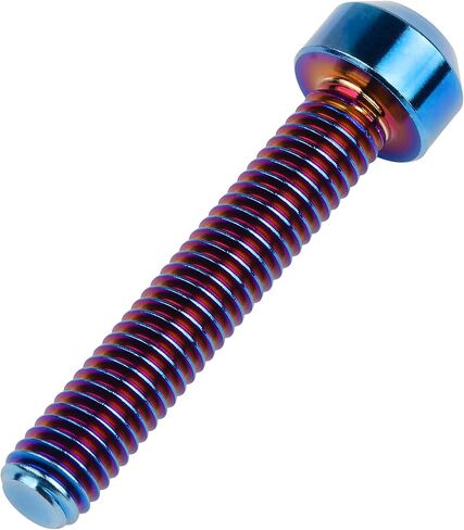 Titanium Torx Square Head M6 x 10 15 20 25 30 35 40 45 50 60 65 70 80mm Screw Pack of 5 (Burn Blue, M6x35mm) in Saudi Arabia