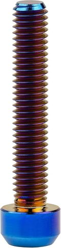 Titanium Torx Square Head M6 x 10 15 20 25 30 35 40 45 50 60 65 70 80mm Screw Pack of 5 (Burn Blue, M6x35mm) in Saudi Arabia