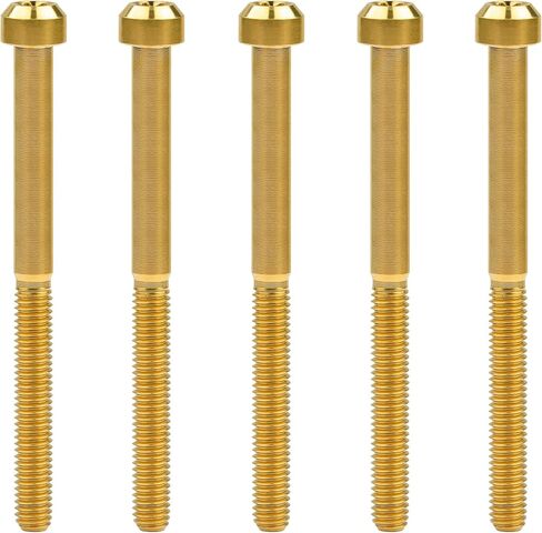 Titanium Torx Square Head M6 x 10 15 20 25 30 35 40 45 50 60 65 70 80mm Screw Pack of 5 (Burn Blue, M6x35mm) in Saudi Arabia