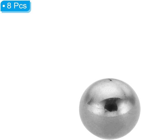 مقبض صواميل كروية M4x10mm من PATIKIL، 8 قطع خيط أنثى 304 من الفولاذ المقاوم للصدأ غطاء لولبي بفتحة عمياء مستديرة لآلات الإضاءة لتزيين المنزل بنفسك، فضي in Saudi Arabia