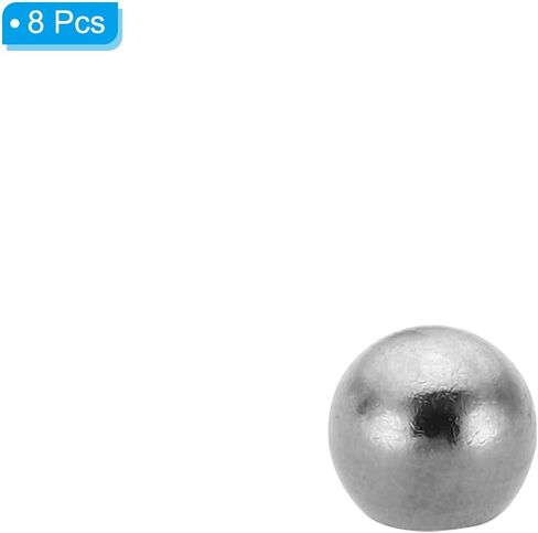 مقبض صواميل كروية M4x10mm من PATIKIL، 8 قطع خيط أنثى 304 من الفولاذ المقاوم للصدأ غطاء لولبي بفتحة عمياء مستديرة لآلات الإضاءة لتزيين المنزل بنفسك، فضي in Saudi Arabia