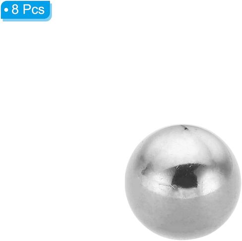 مقبض صواميل كروية M4x10mm من PATIKIL، 8 قطع خيط أنثى 304 من الفولاذ المقاوم للصدأ غطاء لولبي بفتحة عمياء مستديرة لآلات الإضاءة لتزيين المنزل بنفسك، فضي in Saudi Arabia