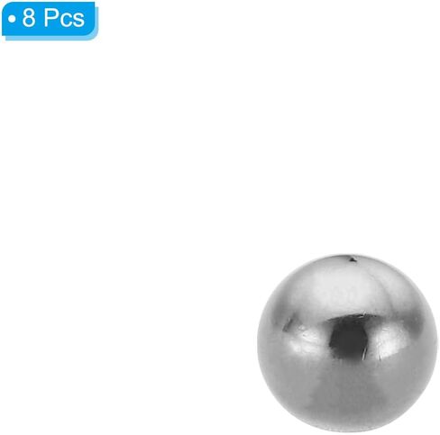 مقبض صواميل كروية M4x10mm من PATIKIL، 8 قطع خيط أنثى 304 من الفولاذ المقاوم للصدأ غطاء لولبي بفتحة عمياء مستديرة لآلات الإضاءة لتزيين المنزل بنفسك، فضي in Saudi Arabia
