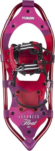 Yukon Charlie's Advanced Float Women's Snowshoe Kit, 8-inch x 21-inch, Includes Snowshoes, Trekking Poles and Travel Bag in Kuwait