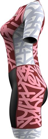 WIXEN PRO Race Suit Women Triathlon Suit Sleeve Trisuit Aerodynamic Bike Run swim Suit Back Pocket in Kuwait