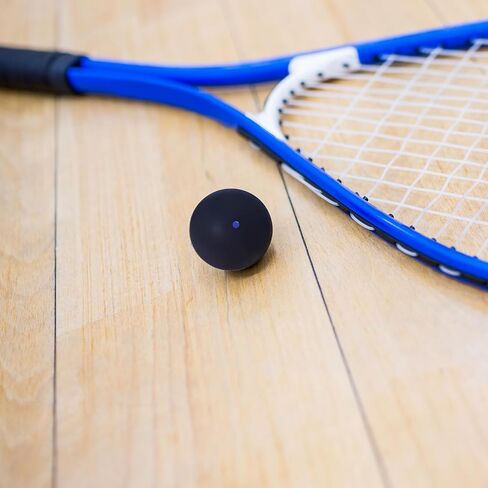 Flylin Single Dot Squash Ball, Squash Balls High Bounce for Competition Training, 37mm Beginner Sports Squash Ball Pack of 3 in Saudi Arabia