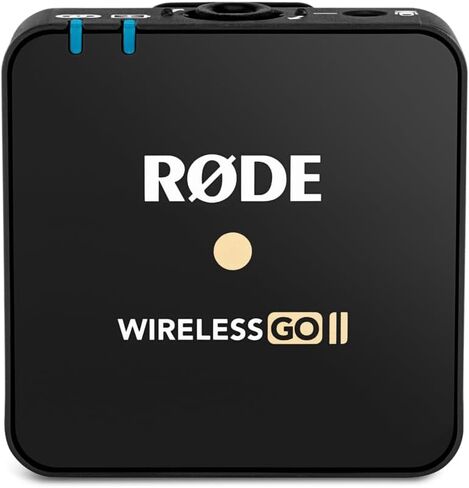 جهاز إرسال لاسلكي RØDE Wireless GO II TX مزود بميكروفون مدمج وتسجيل على اللوحة ومدى يصل إلى 200 متر لصناعة الأفلام والمقابلات وإنشاء المحتوى (جهاز الإرسال فقط) in Kuwait