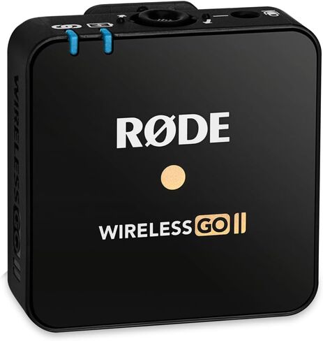 جهاز إرسال لاسلكي RØDE Wireless GO II TX مزود بميكروفون مدمج وتسجيل على اللوحة ومدى يصل إلى 200 متر لصناعة الأفلام والمقابلات وإنشاء المحتوى (جهاز الإرسال فقط) in Kuwait