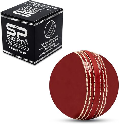 Soft Cricket Rubber Ball Set Indoor/Outdoor Play for Junior Youth Adult Training, Coaching, Practice Excellent Bounce with Durable Traditional Seams Stitched in Kuwait