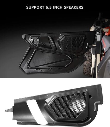 A & UTV PRO Front Dash Speaker Pods, 6.5 inch Speaker Enclosure Panels for 2017-2023 Can Am Maverick X3 / X3 Max Stereo System in Saudi Arabia