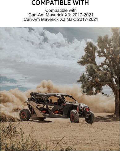 A & UTV PRO Front Dash Speaker Pods, 6.5 inch Speaker Enclosure Panels for 2017-2023 Can Am Maverick X3 / X3 Max Stereo System in Saudi Arabia