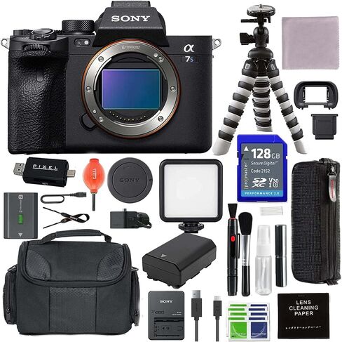 Sony Alpha a7S III Mirrorless Full Frame Camera Bundle with Extra Battery, 128GB Memory Card, Flexible Tripod, + More | Sony a7SIII in Kuwait