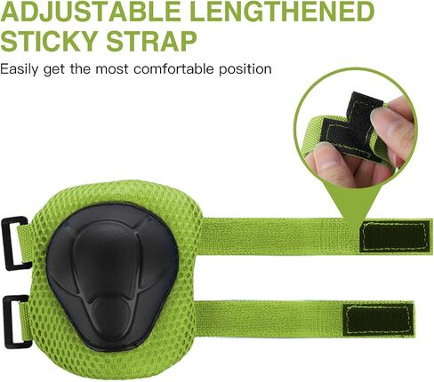 6PCS Kids Protective Gear Set, Knee Pads for Kids 3-10 Years Old, Toddler Knee Pads and Elbow Pads, Wrist Guards Set, Skating Cycling Bike Rollerblading Scooter, Upgraded & Durable Material in Saudi Arabia