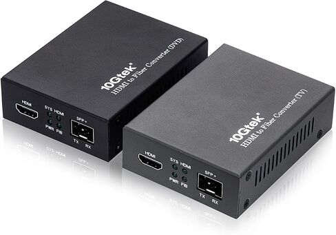 زوج من محول HDMI الى الالياف البصرية SM، 2 كم، LC CON-HDMI-TV/DV+SFP LR لايت (مجموعة #1) in Kuwait