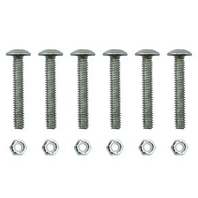 Set of 6 Soccer Table Player Screw Caps Soccer Tabletop Game Villain Player Screws Nuts 1 1/4 Inch Silver Used as Foosball Player Mounting Screws
