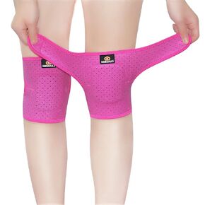 INDEEMAX Adjustable Knee Pad for Children, Soft Sponge Knee Pads for Kids Boys Girls Toddler Volleyball Pads Youth for Tennis, Yoga, Cycling, Running, Dancing Knee Support (Black, S/M)
