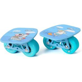 freeskates kids drift board, split skateboard small portable with metal plate