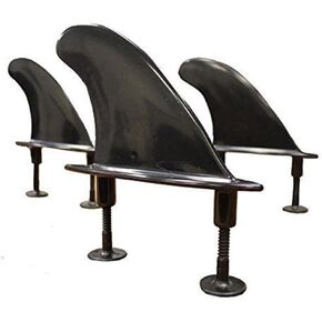 Soft Top Surfboard Fin Set of 3 Surfing Fin