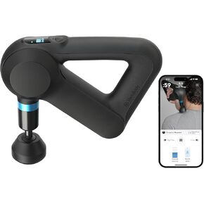 TheraGun Elite Ultra-Quiet Handheld Deep Tissue Massage Gun - Bluetooth Enabled Percussion & Personal Massager for Pain Relief in Neck, Back, Leg and Foot (Black - 5th Gen) (Black - 4th Generation)