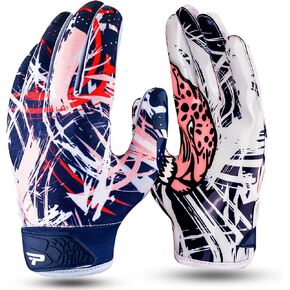 Cheetah Rapid Strike Series Football Gloves – Unleash Speed, Supreme Grip – Long-Lasting Performance for Adult, Kids & Youth Football Gloves – The Ultimate Athletic Gift