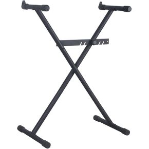 GLEAM Keyboard Stand - Z Style Adjustable Heavy Duty Piano Stand with Wheels (Fits 54-88 Key Electric Pianos)