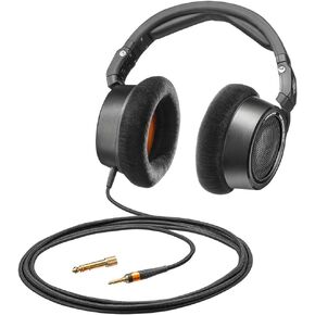 Neumann NDH 30 Dynamic Open-Back Headphone for Professional Mixing, Mastering, Twitch, YouTube, Podcast, Production, High Definition Music Listening, Titanium (509111) Large