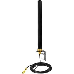 Superbat 4G LTE Antenna SMA 8dBi Wide Band Omni Directional Antenna White 700-2700Mhz for Network Hotspot Modem Security Camera Access Point