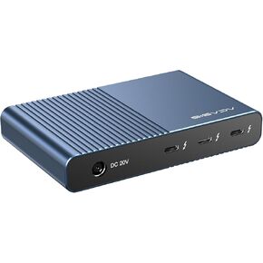 اكاسيس موزع ثاندربولت 4، شاشة فردية 8K او مزدوجة 4K 60Hz، شحن بي دي 120 واط، متوافق مع ماك M1، الكمبيوتر، كروم، 3X ثاندربولت 4 40Gb/s، 1 × USB A (10Gb/s)، متوافق مع ثاندربولت 3/4 in Kuwait